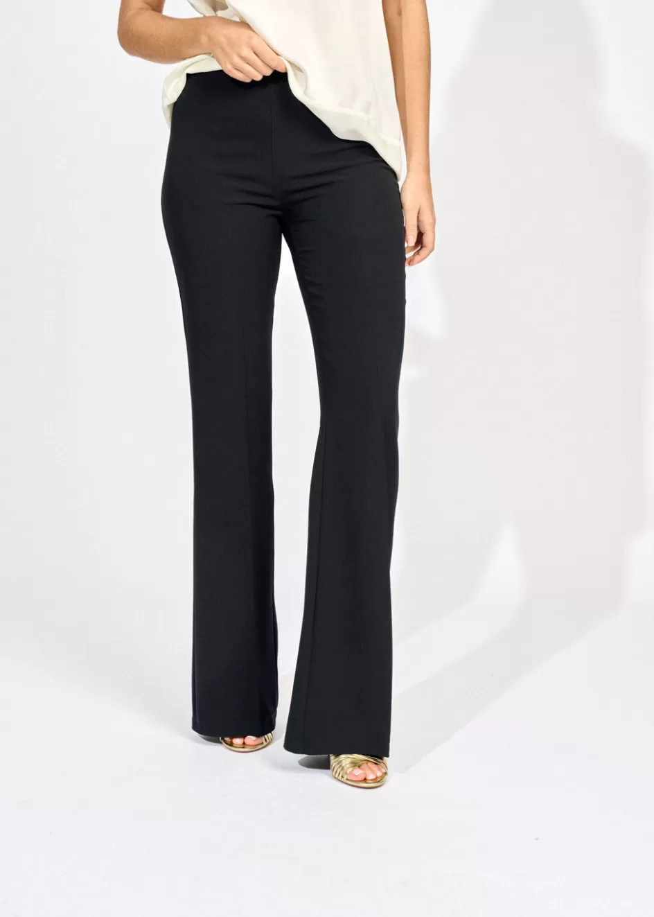 Lauren Vidal Pantalons-PANTALON FLUIDE FIONA Noir