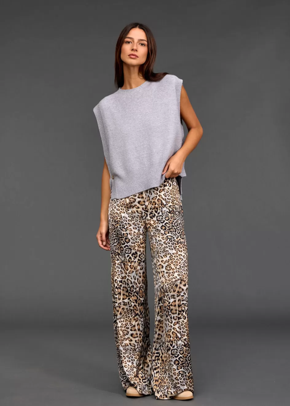 Lauren Vidal Pantalons-PANTALON FLUIDE IMPRIMÉ PAT Wild