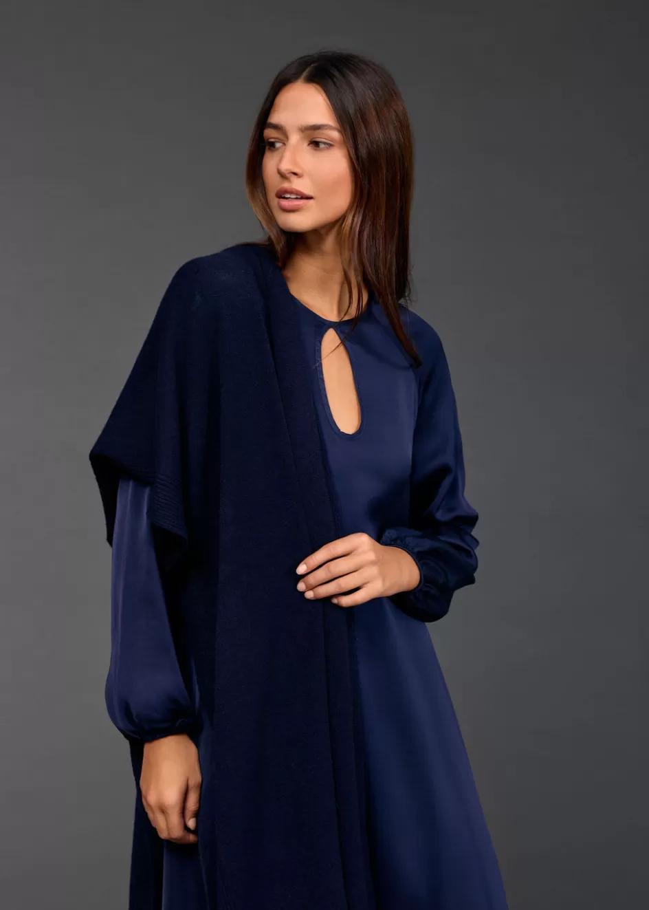 Lauren Vidal Robes & Jupes-ROBE FLUIDE CONTI Eclipse