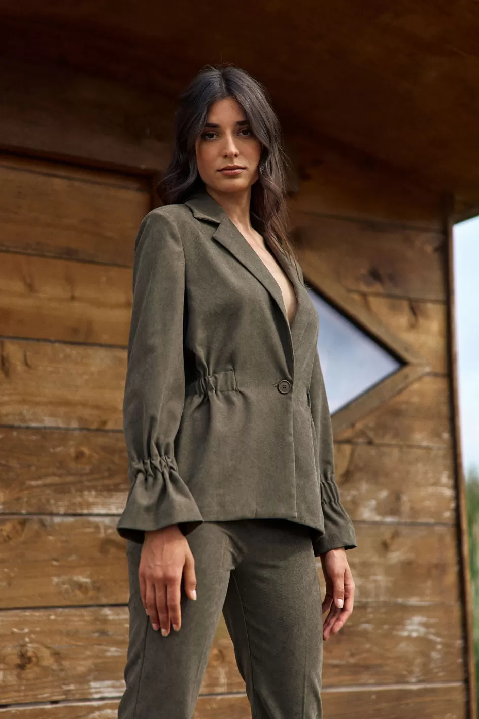 Lauren Vidal Vestes & Manteaux-VESTE BLAZER VASTO Bronze